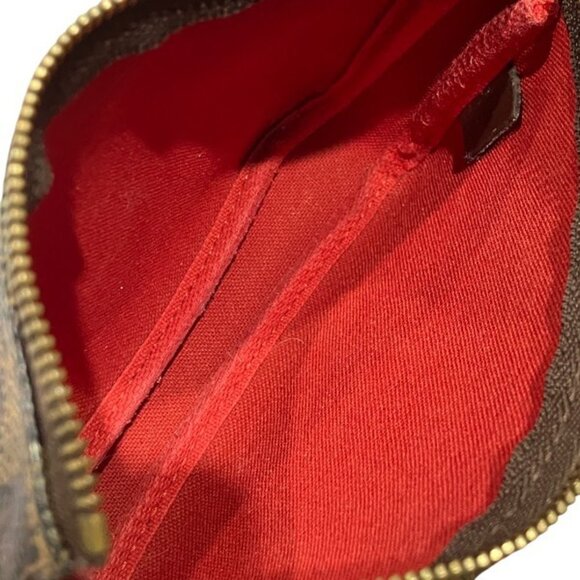 LOUIS VUITTON Brown Damier Pochette Shoulder Bag - Picture 7 of 9